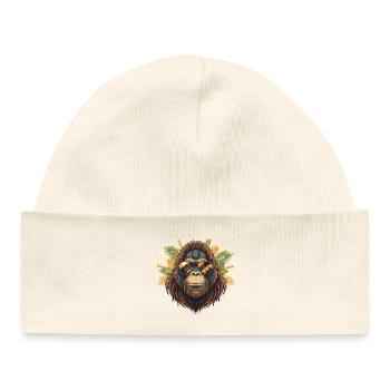 Sunglasses Orangutan Tropical Charm - Baby Organic Beanie - white - Front