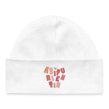 High school graduate - Baby Organic Beanie - white - Front