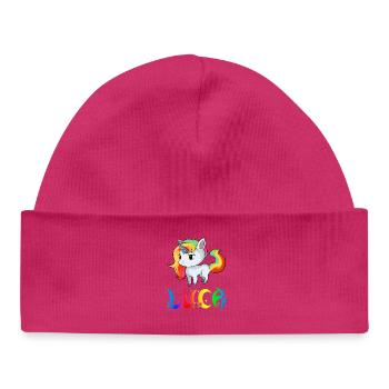 Einhorn Luca - Baby Organic Mütze - Weiß - Vorne