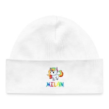 Unicorn Milan - Baby Organic Beanie - white - Front