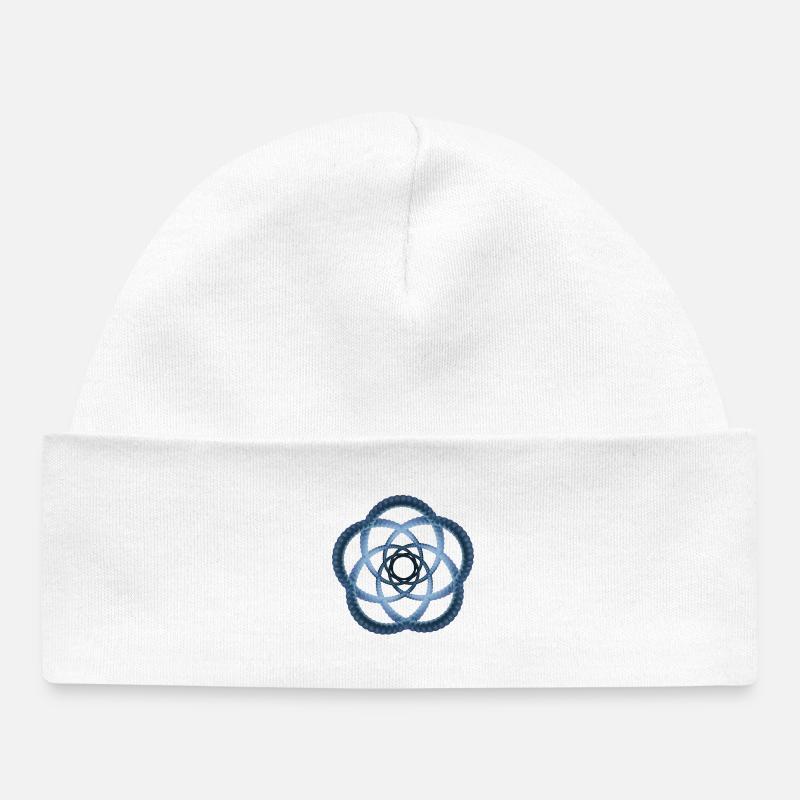Atom - Cellular one - Baby Organic Beanie - white