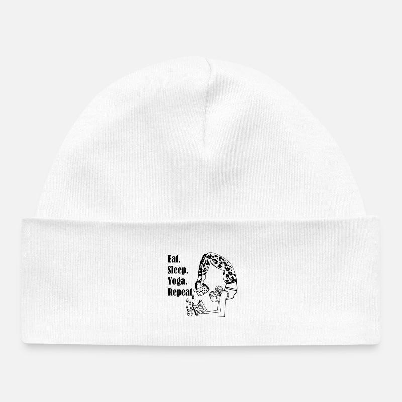Yoga - Bonnet bébé bio - blanc