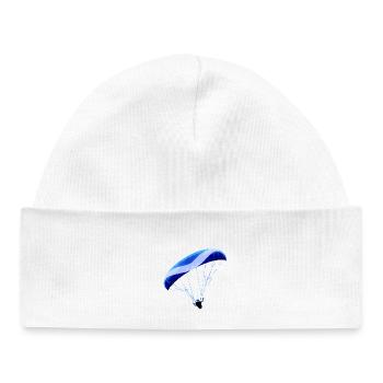 Paragliding - Baby Organic Beanie - white - Front