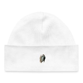 Colorful woodpecker shirt gift bird nature animal nectar - Baby Organic Beanie - white - Front