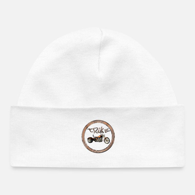 trike - Bonnet bébé bio - blanc
