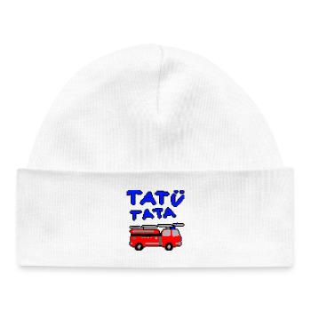 Fire brigade Tatütata - Baby Organic Beanie - white - Front