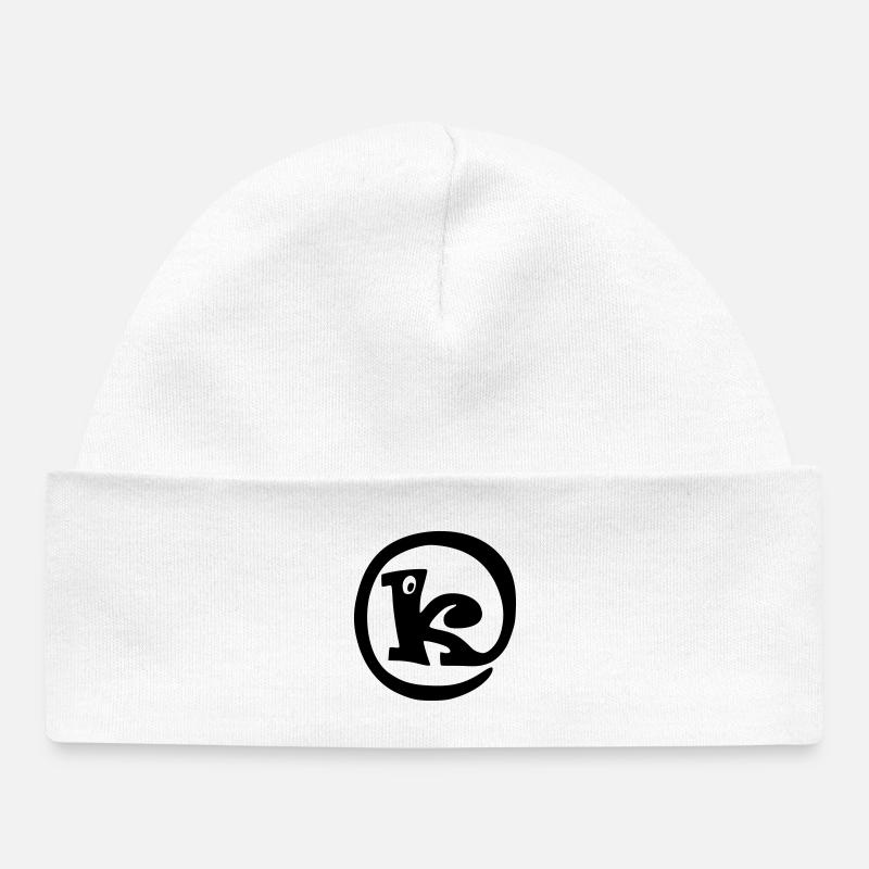 Trompe K - Bonnet bébé bio - blanc