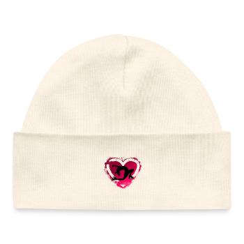 figure skating - Baby Organic Beanie - white - Front