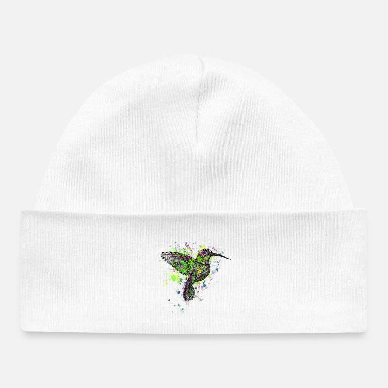 Colibri - Bonnet bébé bio - blanc