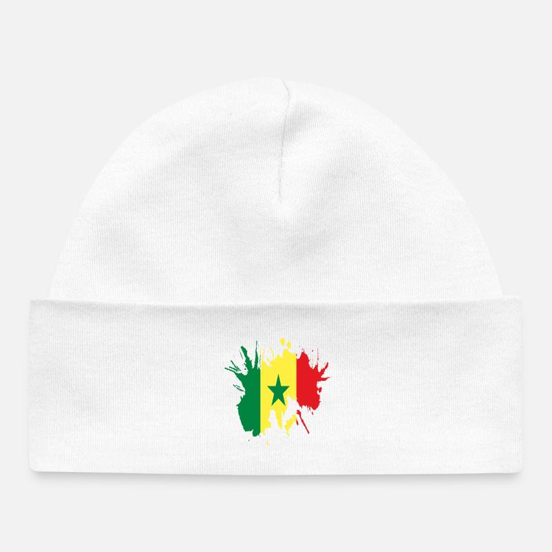 Sénégal - Bonnet bébé bio - blanc