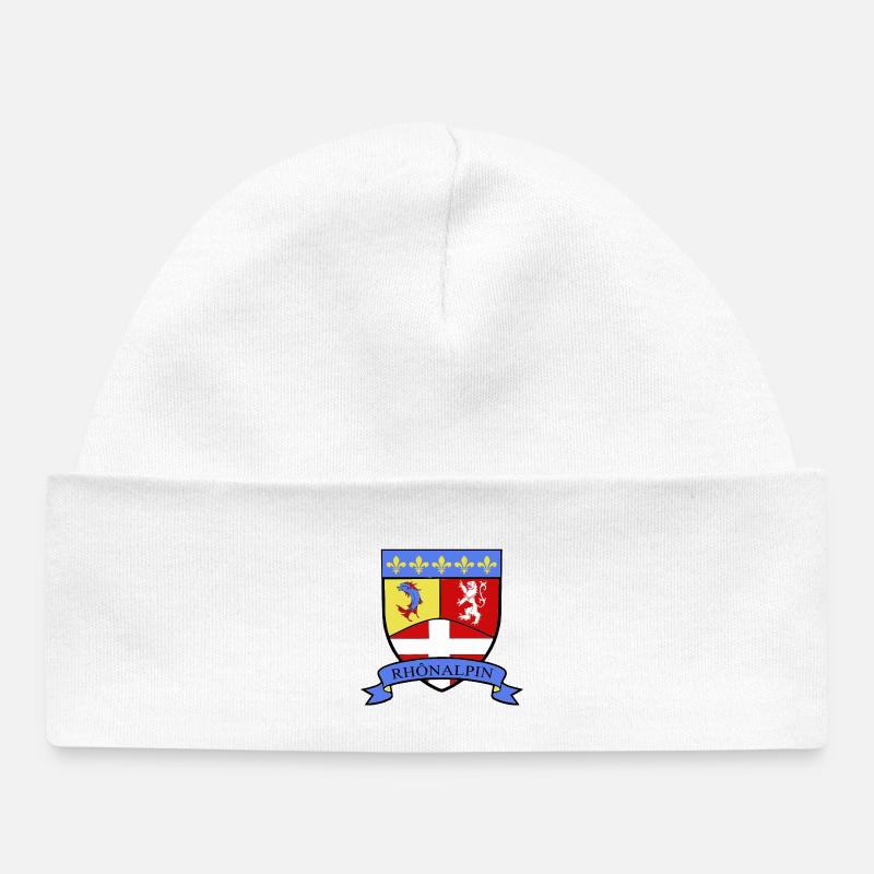 Rhônalpin - Bonnet bébé bio - blanc