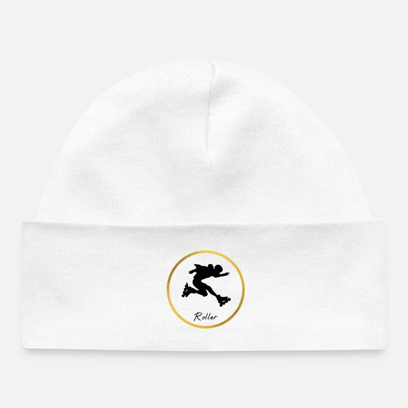 Roller - Bonnet bébé bio - blanc