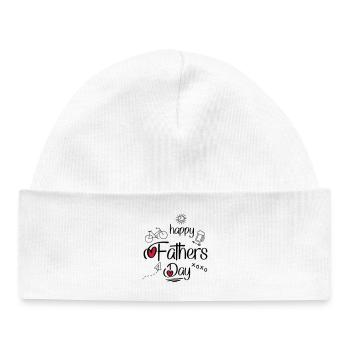 Father's Day - Baby Organic Beanie - white - Front