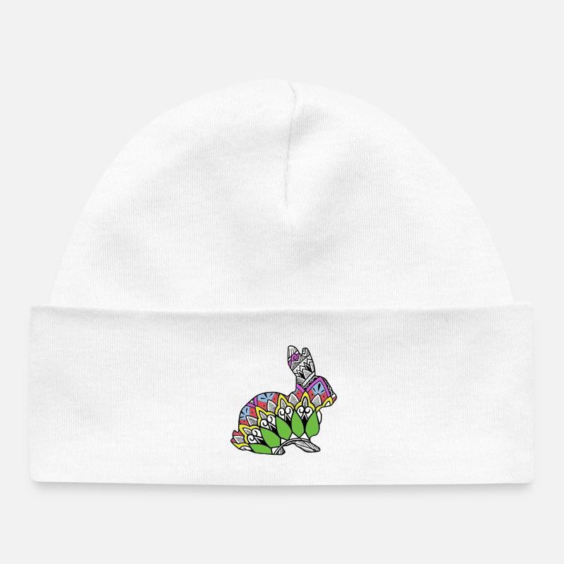 Rabbit - Baby Organic Beanie - white