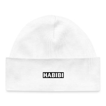 Habibi Arabic Favorite Arab Islam Muslim Gift - Baby Organic Beanie - white - Front