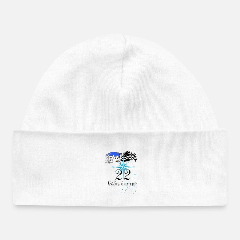 Côtes d'armor - Bonnet bébé bio - blanc