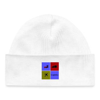 Équipe Logistique et Transport - Bonnet bébé bio - blanc - Devant
