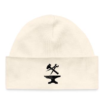 Blacksmith - Baby Organic Beanie - white - Front