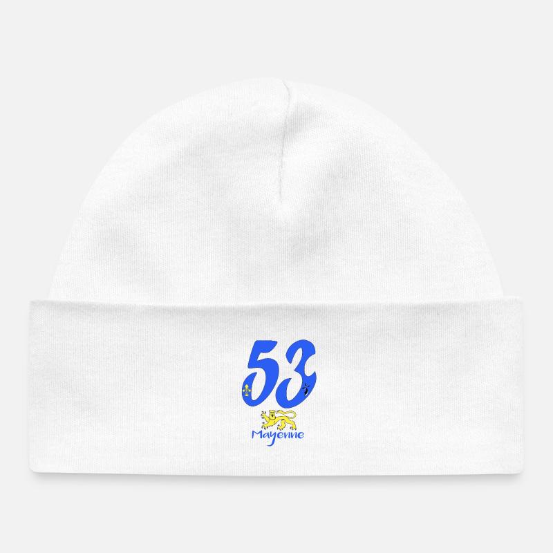 Mayenne - Bonnet bébé bio - blanc