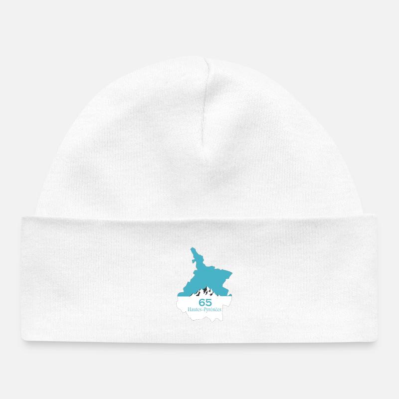 Hautes-Pyrénées - Bonnet bébé bio - blanc