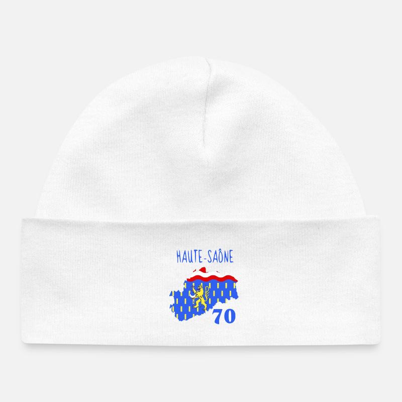 Haute-Saône - Bonnet bébé bio - blanc