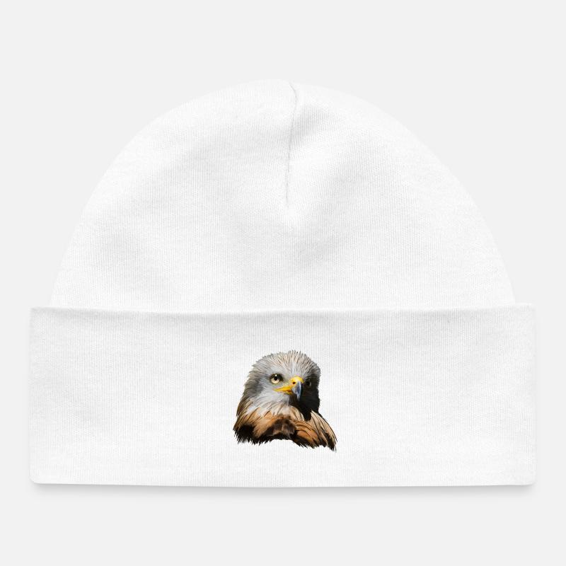 Imperial eagle - Baby Organic Beanie - white