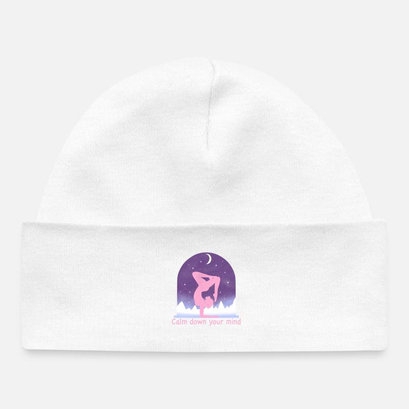 Yoga - Bonnet bébé bio - blanc