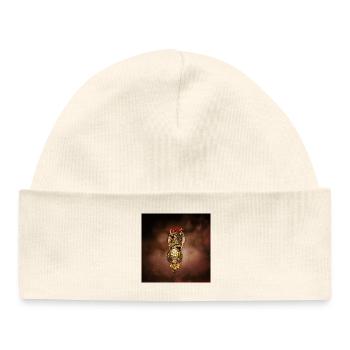 Horus et l’œil qui voit tout - Bonnet bébé bio - blanc - Devant