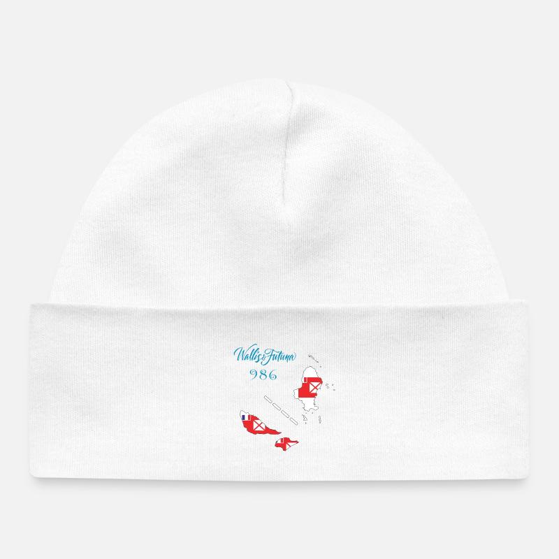 Wallis & Futuna - Bonnet bébé bio - blanc