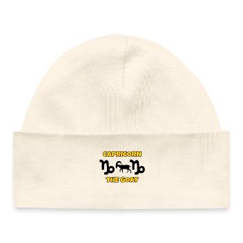 Superstition Esoteric Horoscope Capricorn Statement - Baby Organic Beanie - white - Front
