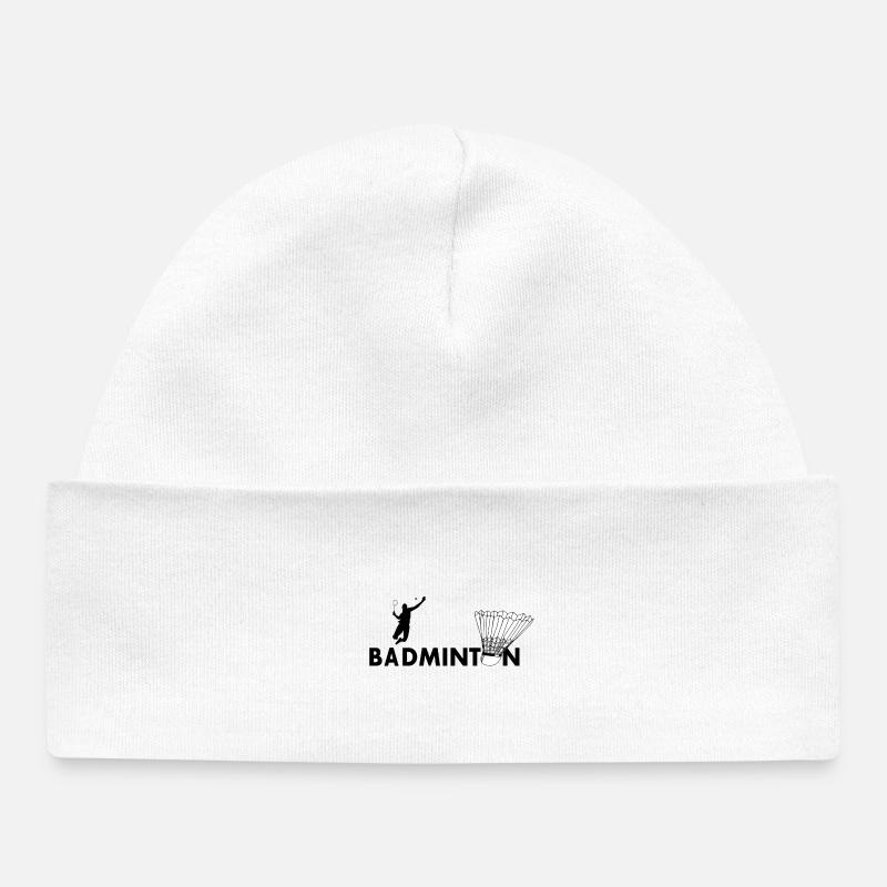 Badminton - Bonnet bébé bio - blanc