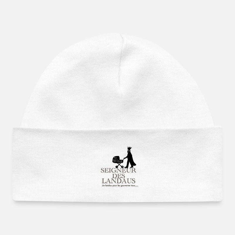 Maître des Landaus - Bonnet bébé bio - blanc