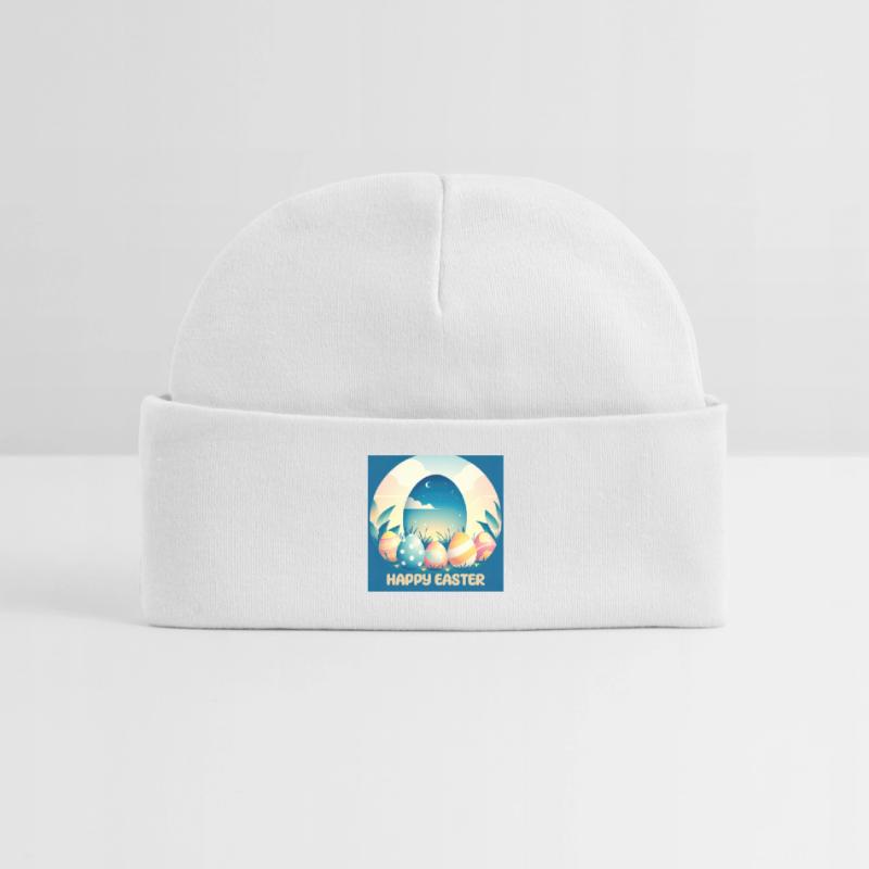 Happy Easter, Easter Egg Baby Organic Beanie