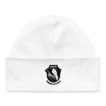 ATTAQUE DE SERPENT - Bonnet bébé bio - blanc - Devant