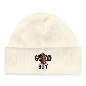 GoodBoyRed - Baby Organic Beanie - white - Front