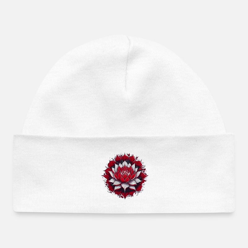 Lotus - Bonnet bébé bio - blanc