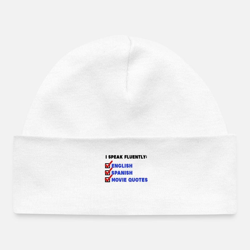 Films, Star de cinéma, Déclaration, Films, Cinéma, Nuit, Séries - Bonnet bébé bio - blanc