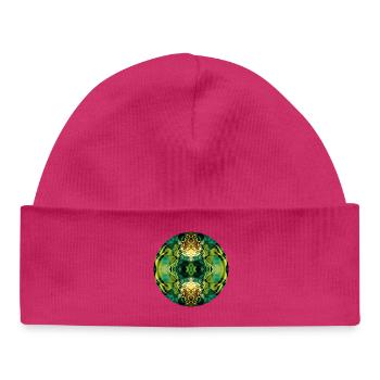 Nature Mandala Red Sea under water - Baby Organic Beanie - white - Front