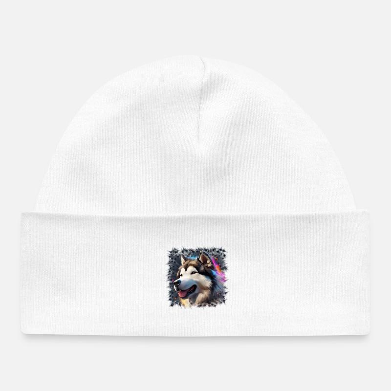 Qinuk - Bonnet bébé bio - blanc