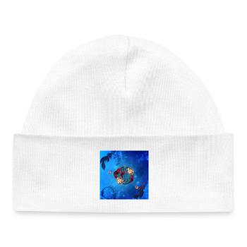 Wonderful dream catcher and butterflies. - Baby Organic Beanie - white - Front