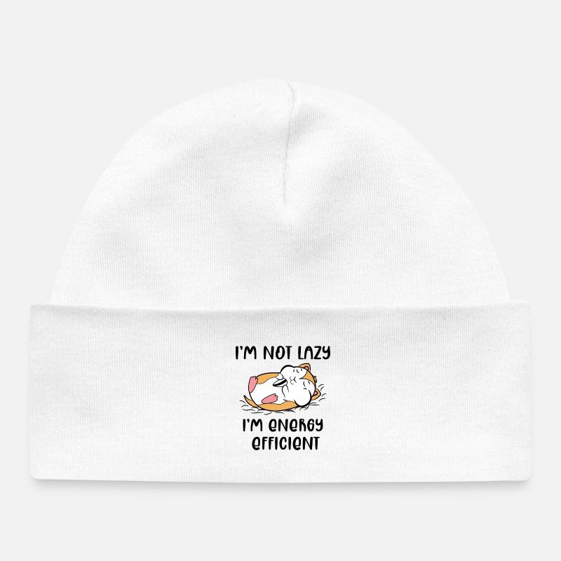 Animaux de compagnie Animal préféré Hamster Déclaration Animaux - Bonnet bébé bio - blanc