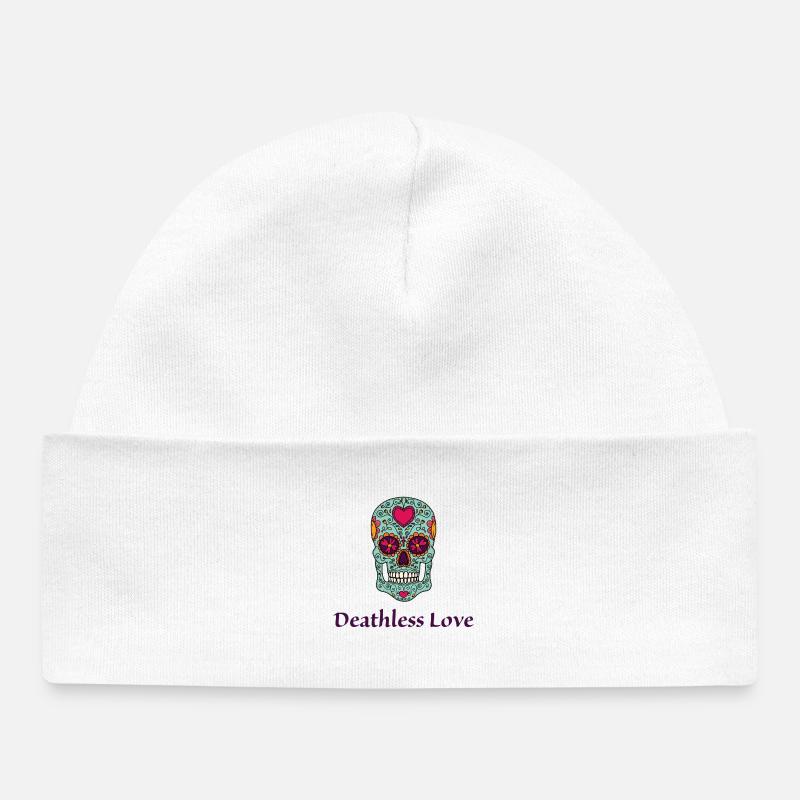 Amour immortel - Bonnet bébé bio - blanc