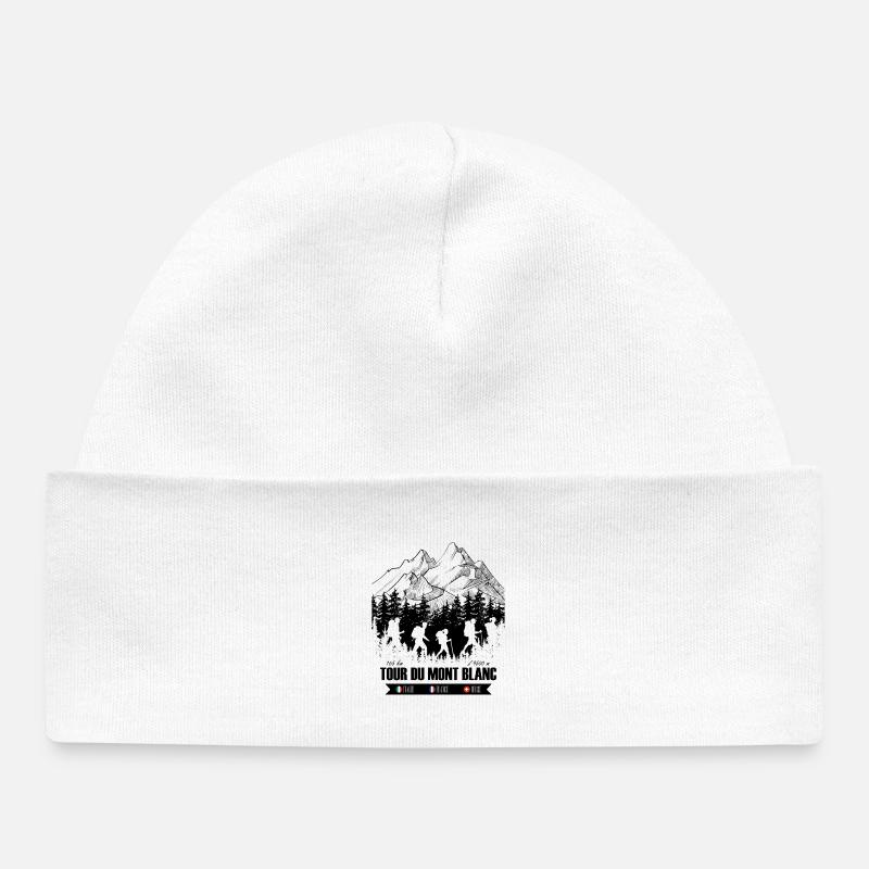 Tour du Mont Blanc - Bonnet bébé bio - blanc