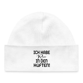 TANZEN HÜFTE BEWEGUNG - Baby Organic Mütze - Weiß - Vorne