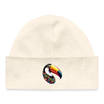 Toucan - Baby Organic Beanie - white - Front