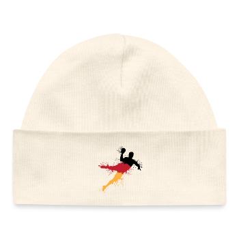 Handballer Handball Team Germany Symbol Logo - Baby Organic Beanie - white - Front