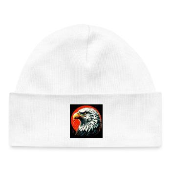 Pygargue à tête blanche - Bonnet bébé bio - blanc - Devant