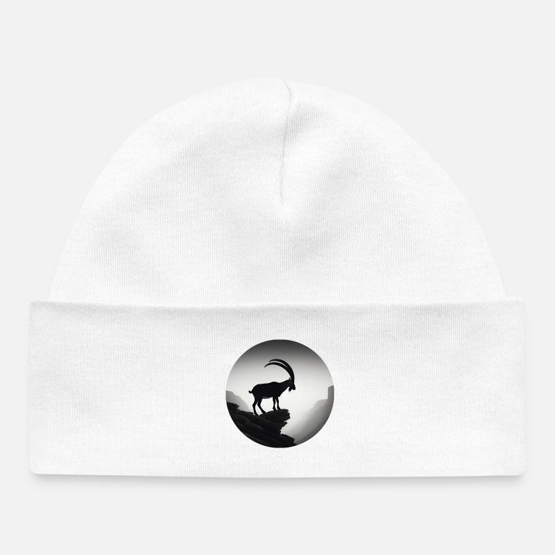 Capricorne - Bonnet bébé bio - blanc