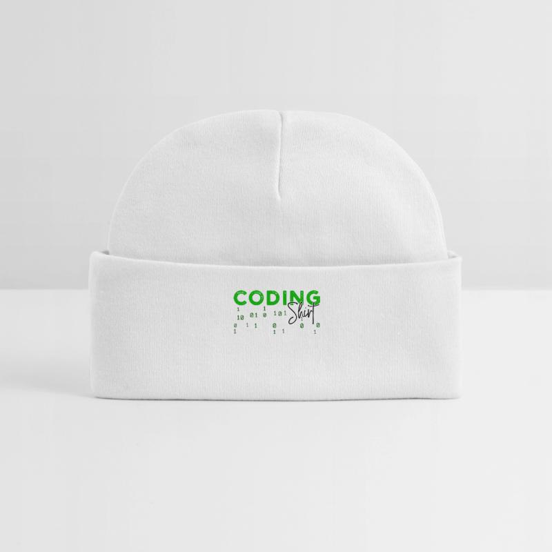 Coden Developer Programmer Web Developer Saying Baby Organic Beanie