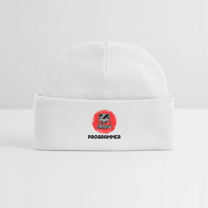 Computer Developer Programmer Code Scripting Baby Organic Beanie